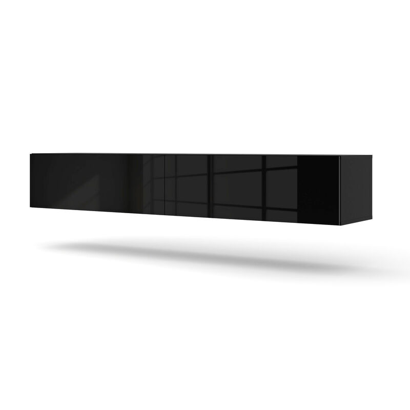 TV Cabinet BINGO 70.94 in - Hanging - White High Gloss