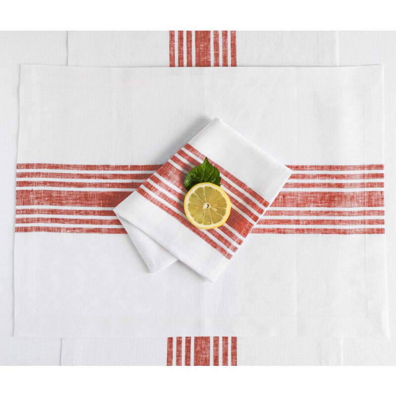 Solino Home 100% Pure Linen Table Runner | Farmhouse