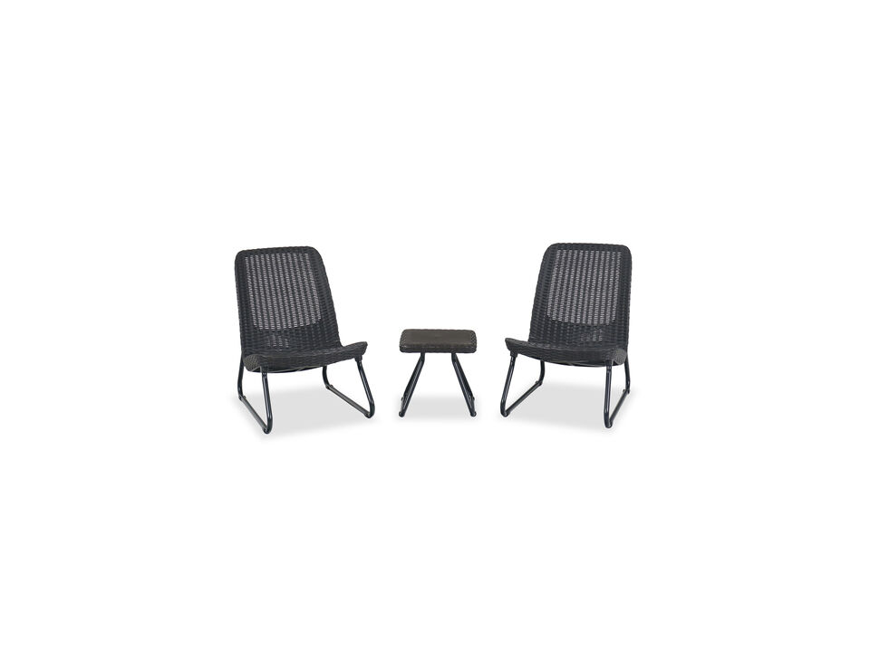 Aurora Wholesalers, Llc||3pc Rio Brown Patio Set|Patio Furniture
