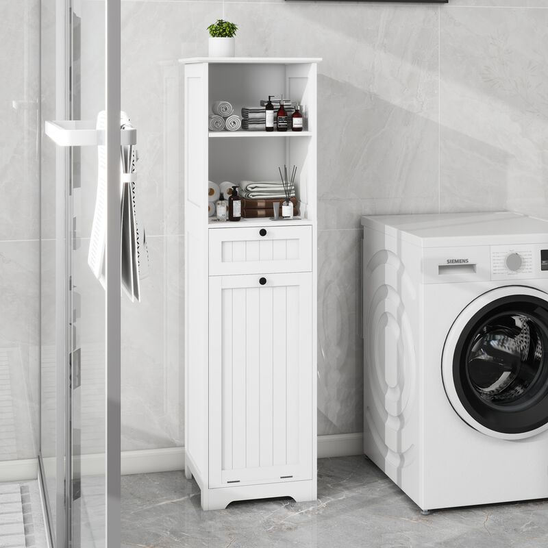 One-Compartment One-Drawer Tilt-Out Laundry Sorter Cabinet