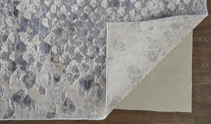 Laina 39GIF 3' x 5' Silver/Gray/Blue Rug