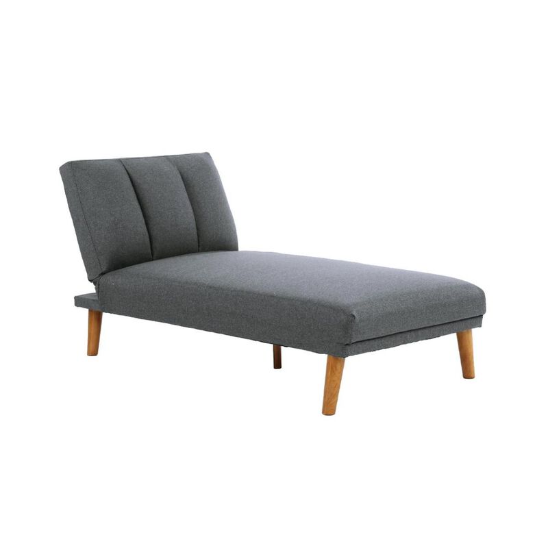 Blue Grey Polyfiber Sectional Sofa Set with Adjustable Chaise