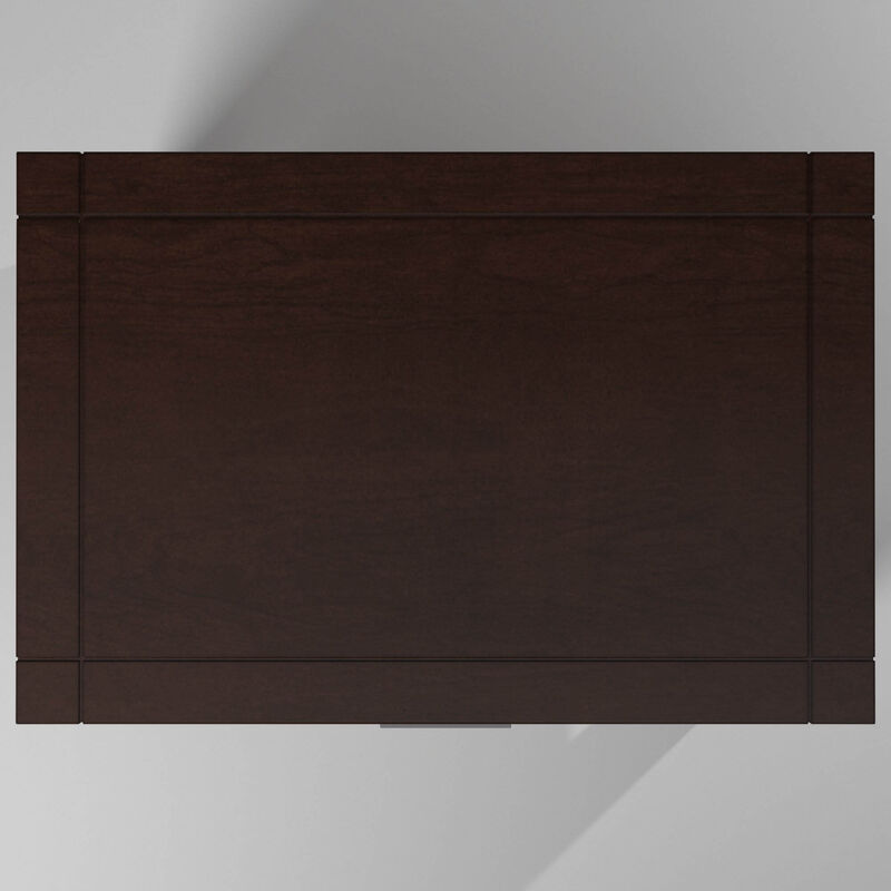 Subtle Finish SelectWood Nightstand, Brown-Benzara