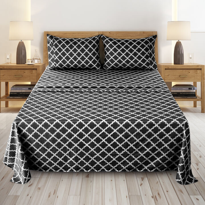 Lux Decor Collection Bed Sheets - Brushed Microfiber Sheet Set