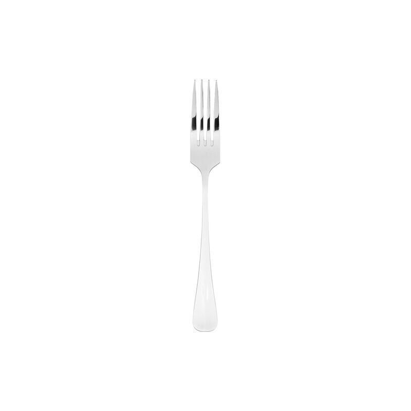 Flatware Eco Baguette 7.25"  Silver Stainless Steel Dessert Fork 18/0 (Set of 12)
