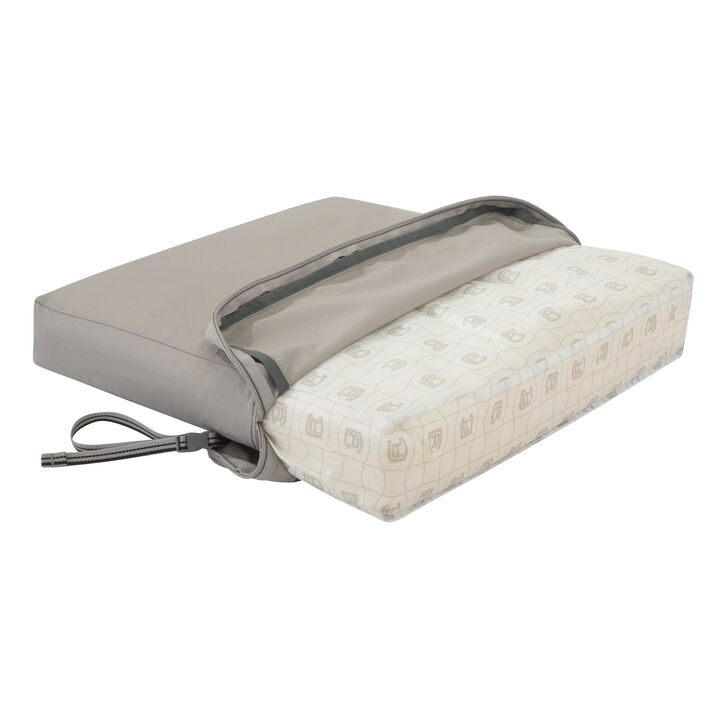 Classic Accessories Ravenna Seat Cushion, 21"W x 19"D x 3"Thick, Mushroom