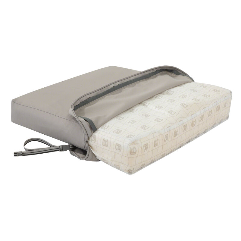 Classic Accessories Ravenna Chaise Lounge Cushion, 72"L x 21"W x 3"Thick, Mushroom