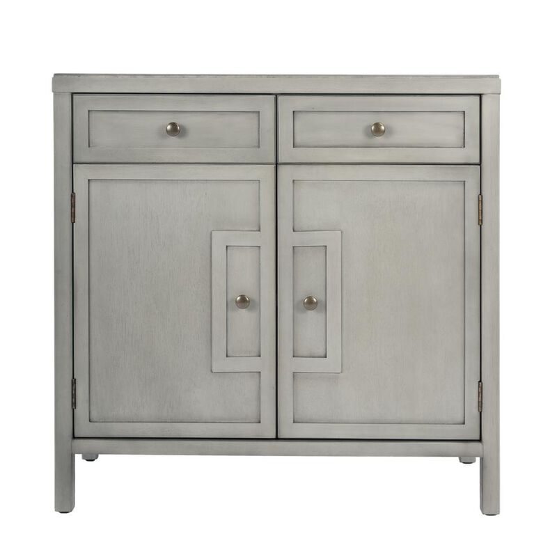 Butler Specialty Imperial Wood Accent Cabinet, Gray