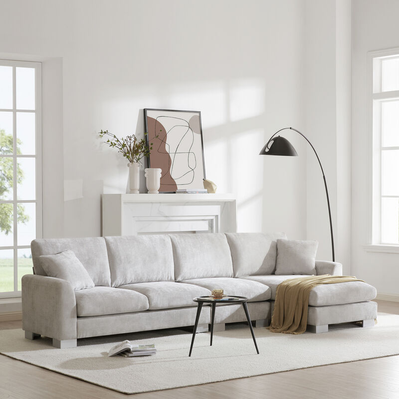 Merax Modern L-shaped Oversized Sectional Sofa