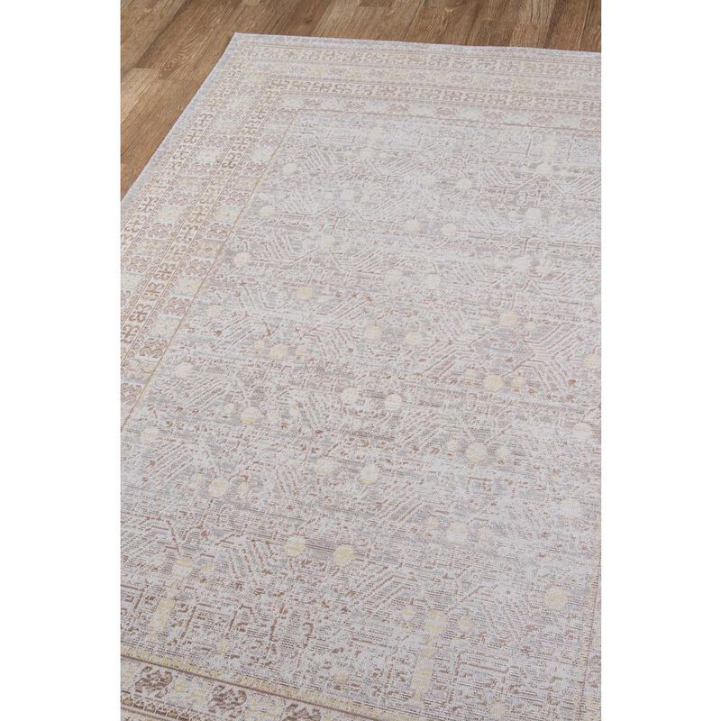 Momeni Traditional Rectangle Area Rug, Grey, 2' X 3'