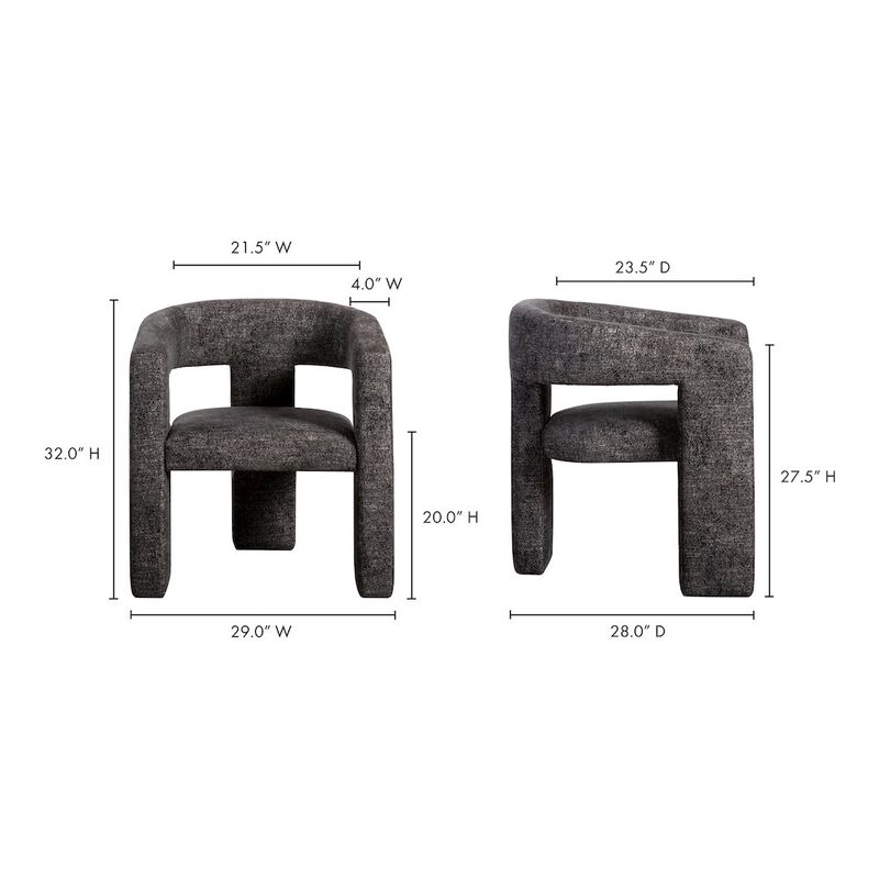 Moe’s Elo Chair Black