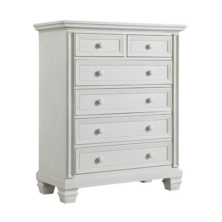 Soho Baby Richmond 6 Dr Chest Oyster White