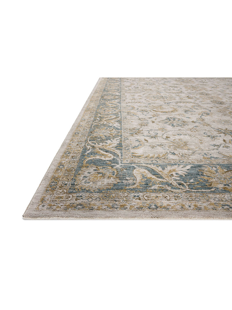 Gaia Natural/Ocean 7'10" x 10'2" Area Rug
