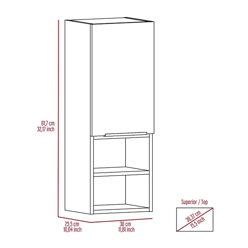 Medicine Cabinet Hazelton, Bathroom, Black