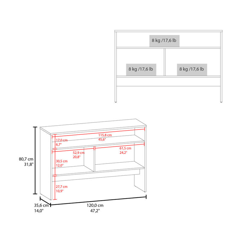 Console Table Midway, Living Room, White