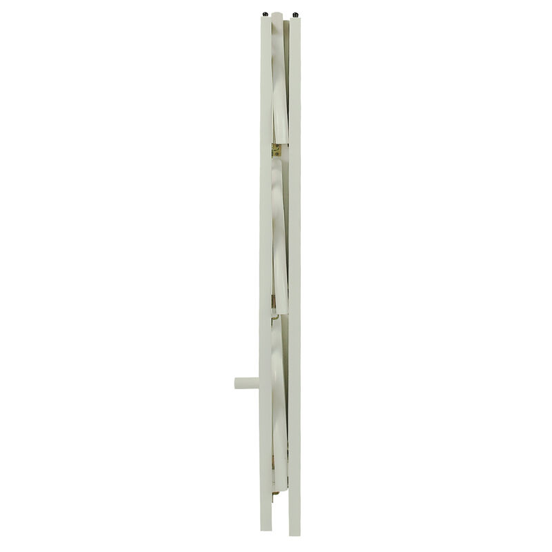 Casual Home 4-Shelves Corner Folding Bookcase, White