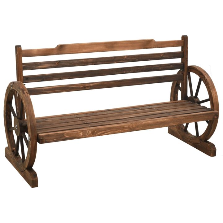vidaXL Garden Bench 44.1" Solid Firwood