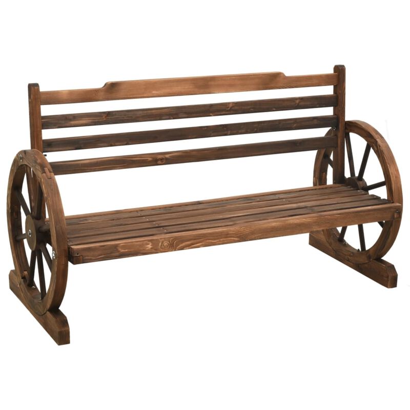 vidaXL Garden Bench 44.1" Solid Firwood