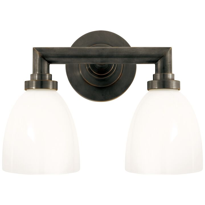 Wilton Double Bath Light in Bronze