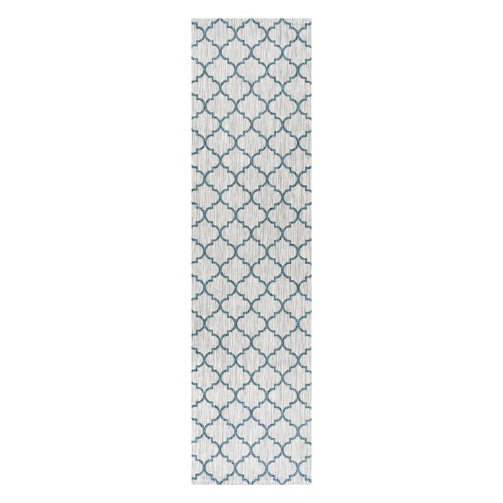 Arabesque Ogee Trellis Indoor/Outdoor Area Rug