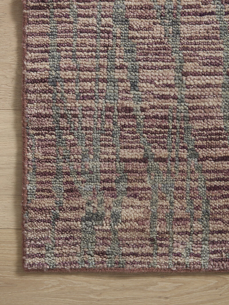 Daphne DAP04 Raspberry/Silver 4' x 6' Rug
