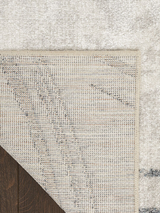 Astra Machine Washable ASW14 Silver/Blue 7'10" x 10' Rug