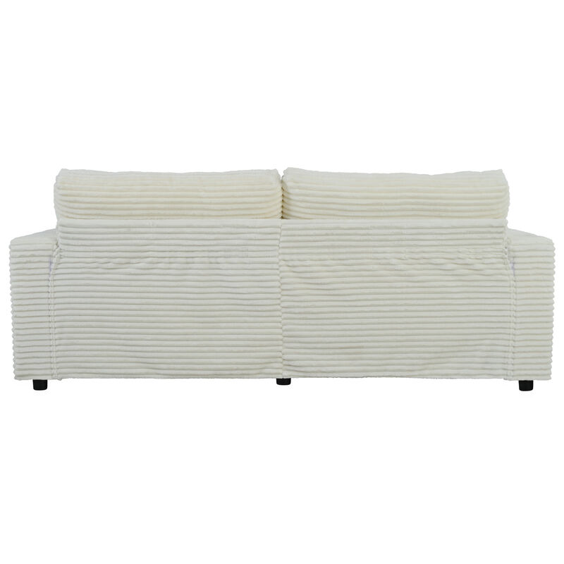 Merax Oversized Loveseat Chaise Lounge Sectional Sofa