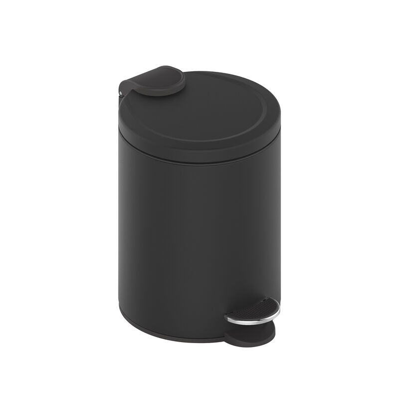 3.2 Gallon and 0.8 Gallon Stylish Step-On Wastebaskets