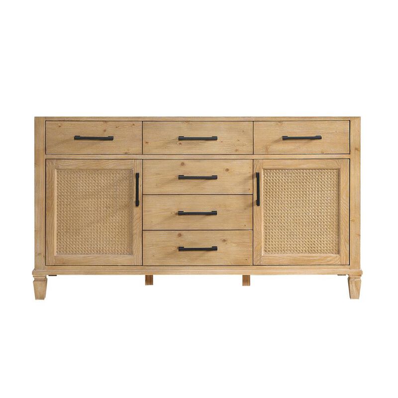 Altair Double Bathroom Cabinet Vanity Base without Top and Sink, no Mirror