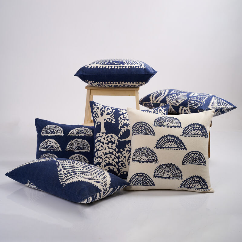 Artisan mirage intricate Arabesque pattern lumbar pillow