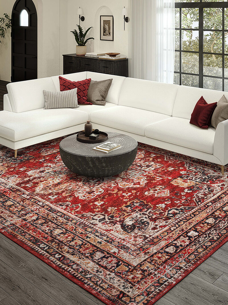 Jericho JC6 Garnet 3' x 5' Rug