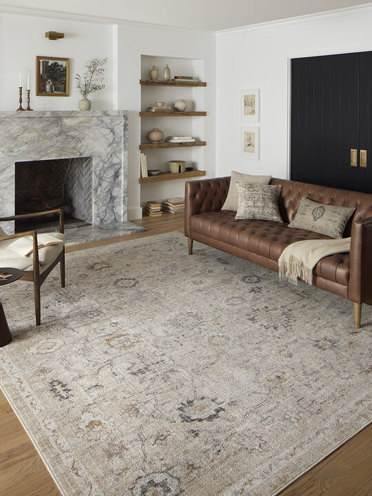 Monroe MON04 Natural/Multi 7'10" x 10' Rug