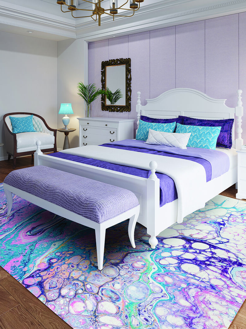 Kikiamo KK19 Lavender 3' x 5' Rug