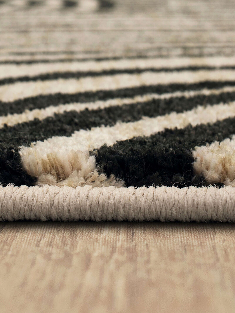 Bobby Berk by Karastan (Series 3) Remolino Onyx 5' 3" X 7' 10" Rug