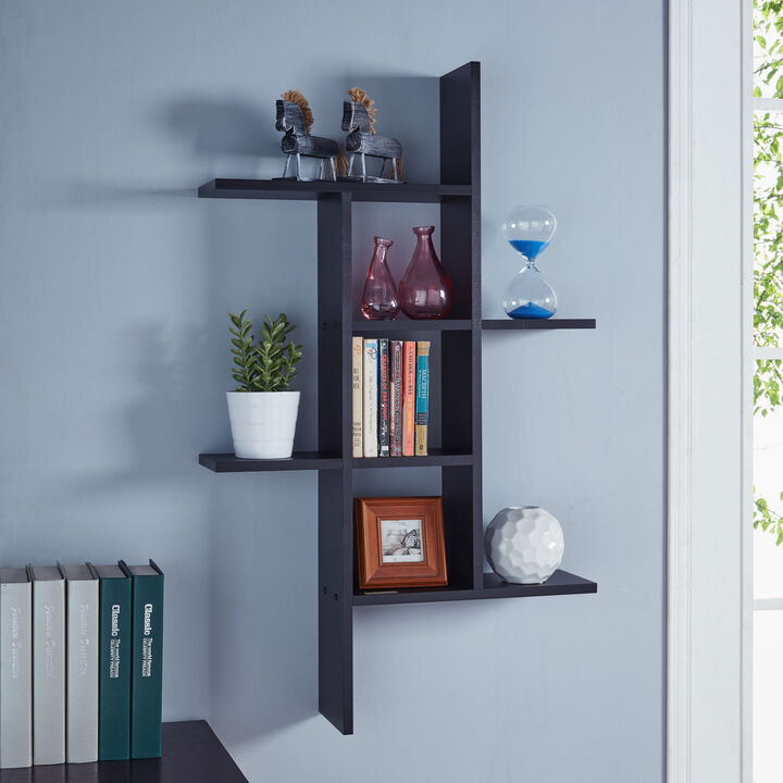 Dual-Orientation Cantilever Wall Shelf