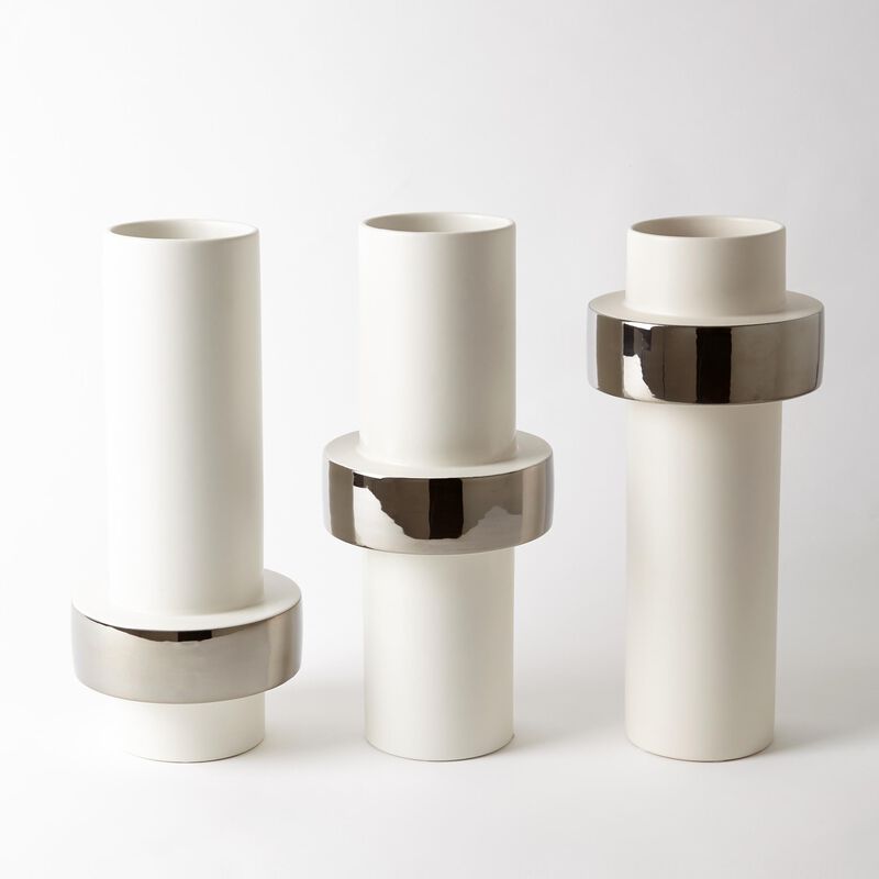 Silver Ring Vase