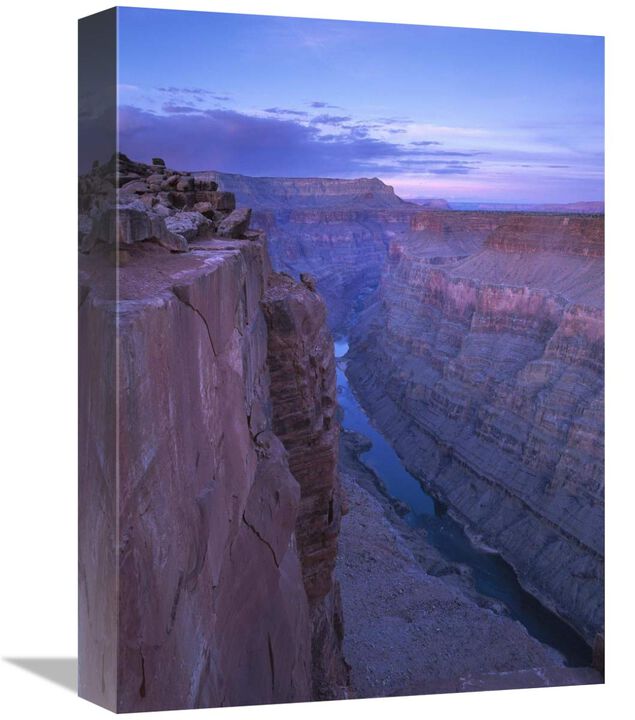 Colorado River from Toroweap Overlook, Grand Canyon National Park, Arizona-Canvas Art-12x16