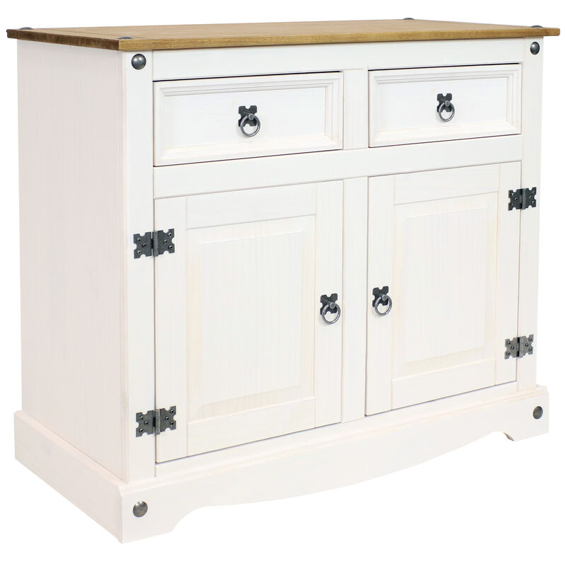 Sunnydaze Solid Pine Console Table with Drawer - 31.5 inches H