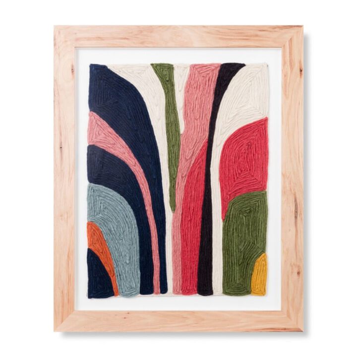 Dervish Navy Pink Wall Art