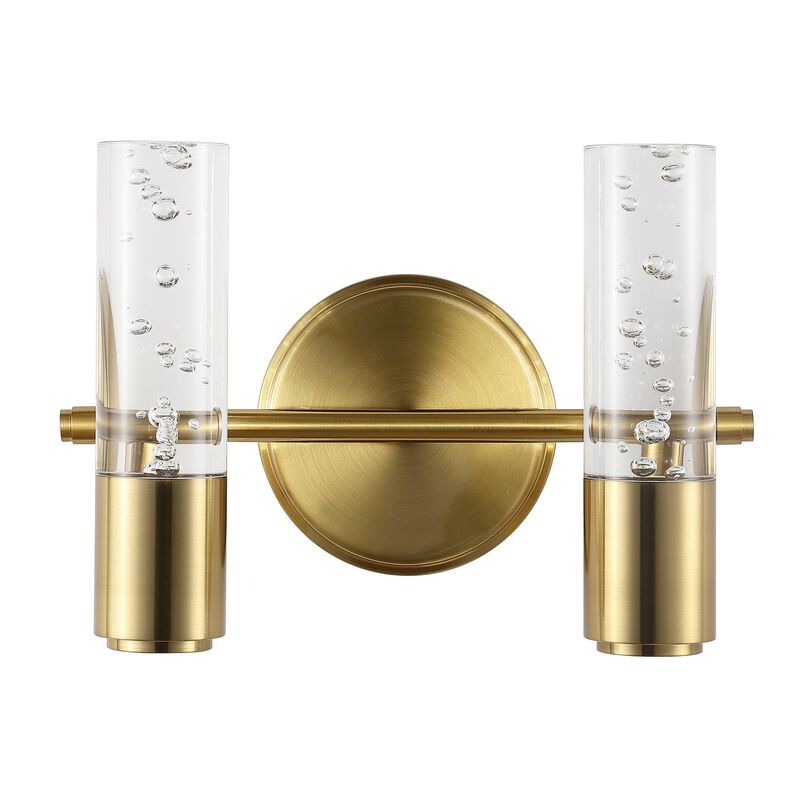Bolha Minimalist Modern Bubble Acrylic/Iron Integrated LED Vanity Light