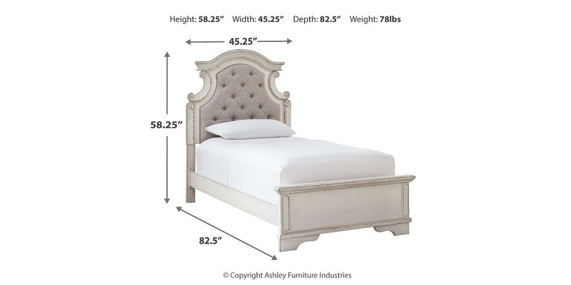 Realyn Twin Panel Bed