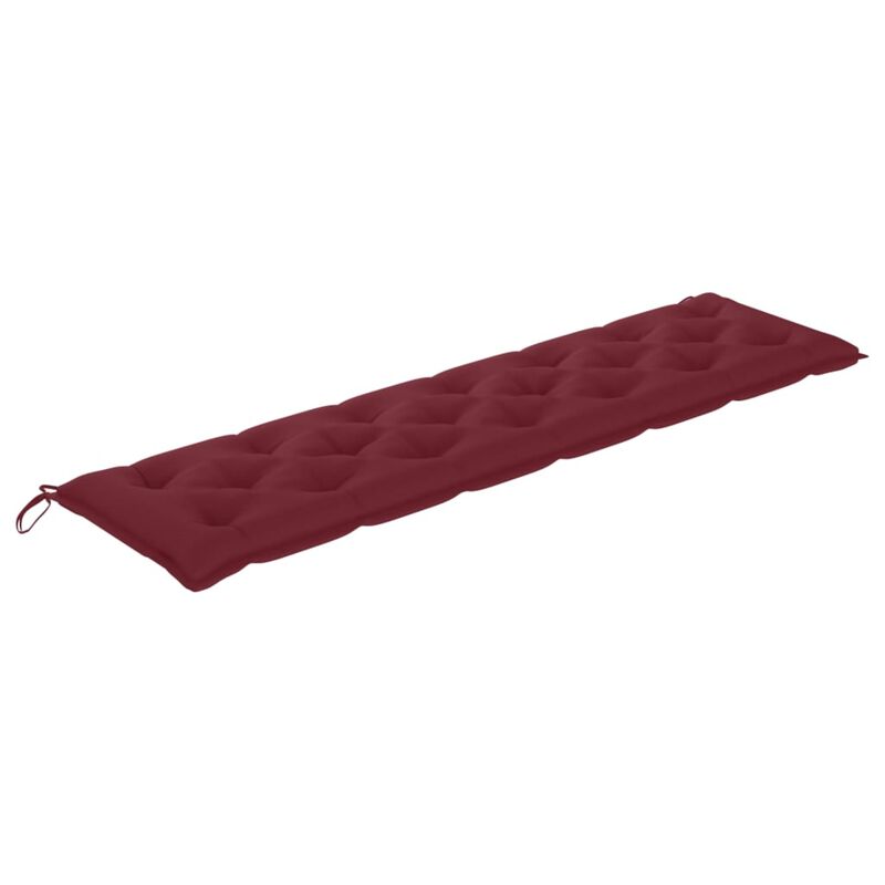 vidaXL Garden Bench Cushion Wine Red 78.7"x19.7"x 2.8" Fabric