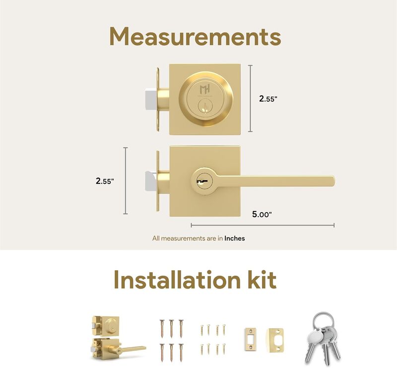 Mega Handles | Prime Lever and Deadbolt Combo