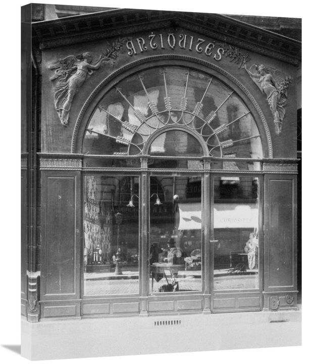 Paris, 1902 - Antique Store, rue du Faubourg-Saint-Honor-Canvas Art-24x30