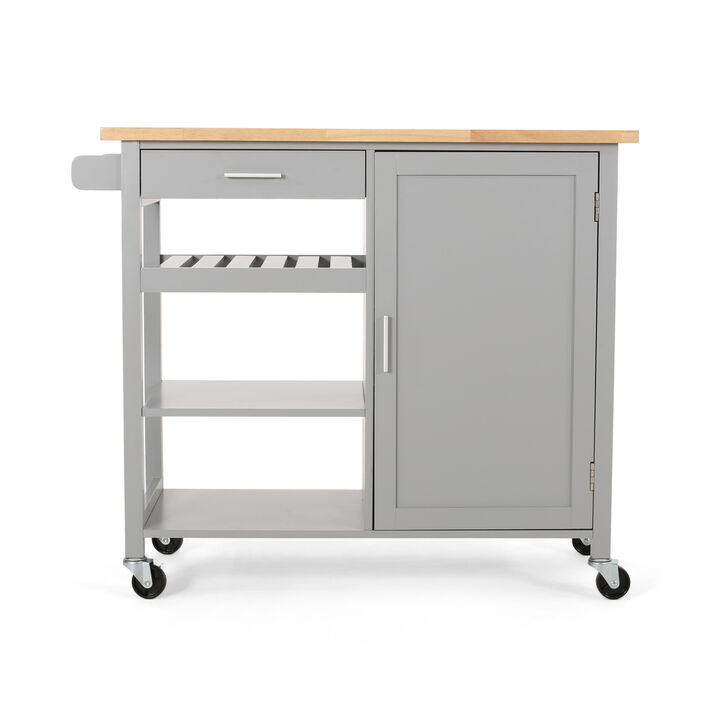 Merax Kitchen Island with Storage