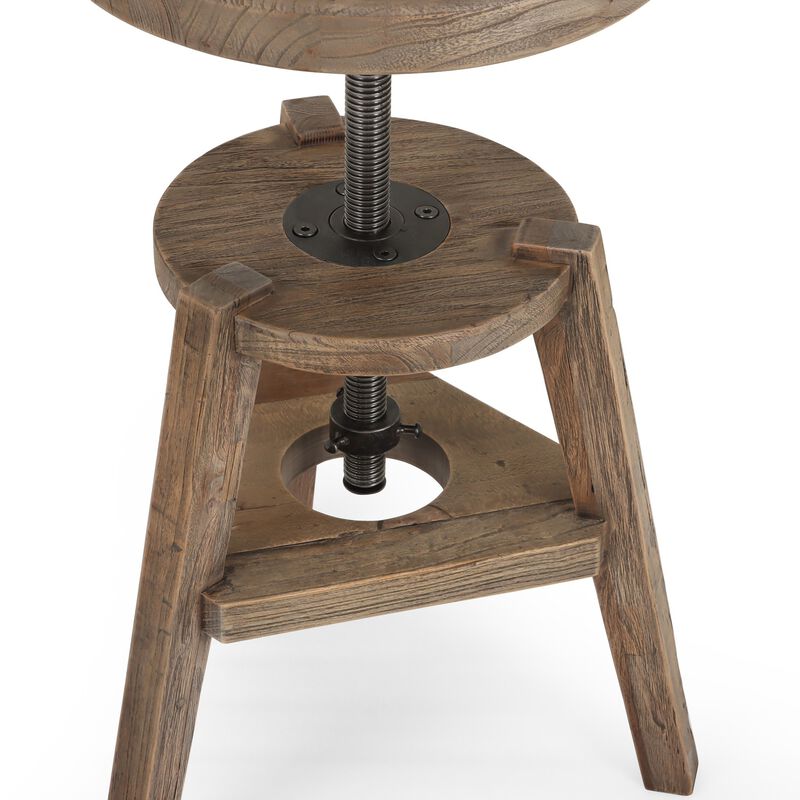Addy Bleached Elm Stool