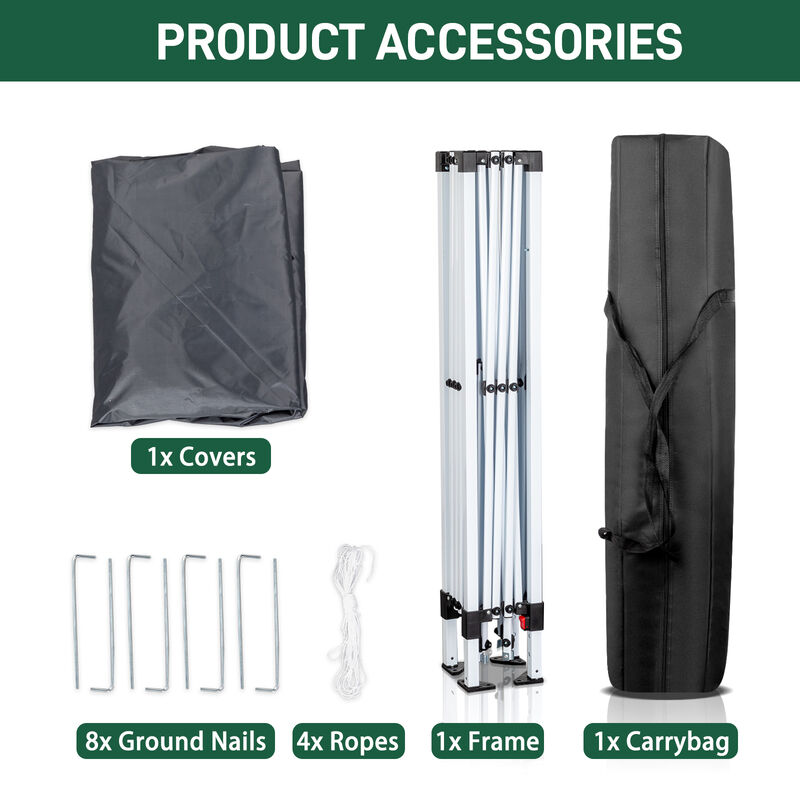 Portable Outdoor Canopy for Backyard and Garden Protection
