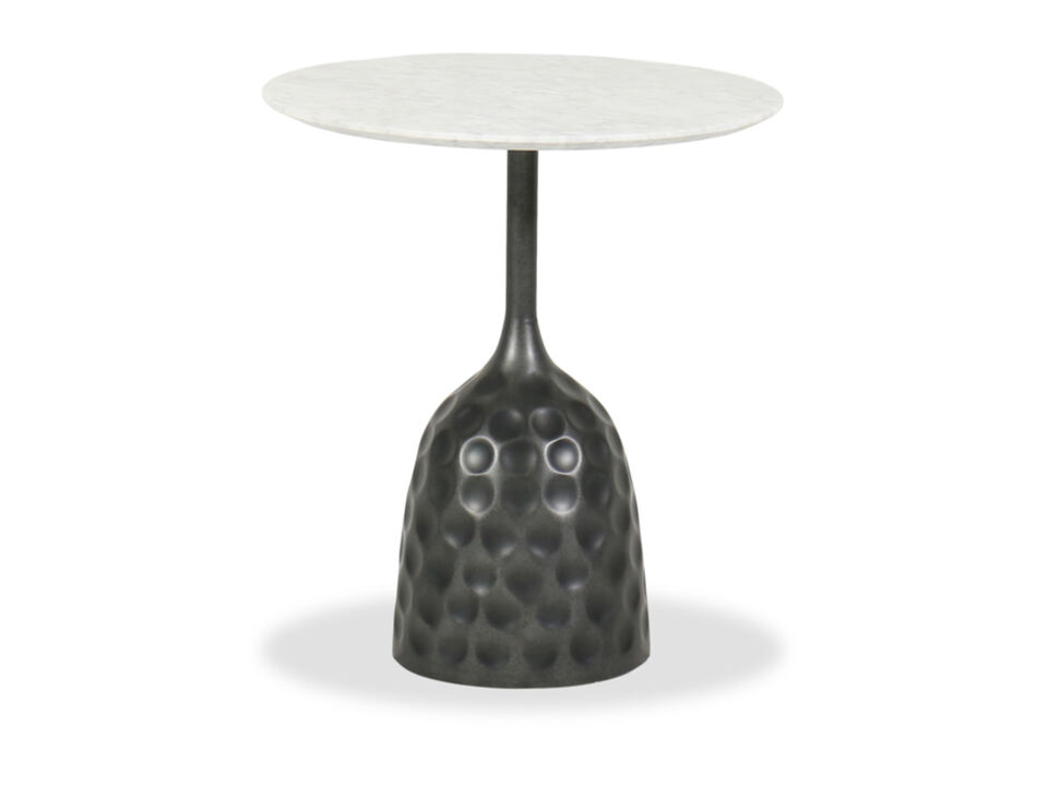 Zuri Dimple Base Accent Table