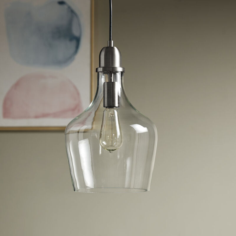 Auburn Bell Shaped Glass Pendant