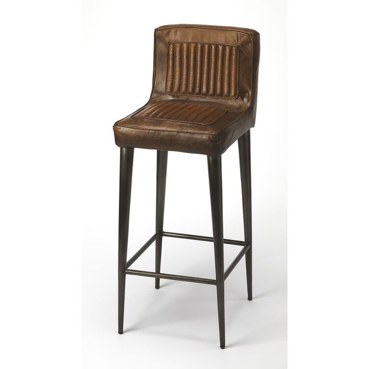 Belen Kox Leather Bar Stool, Belen Kox
